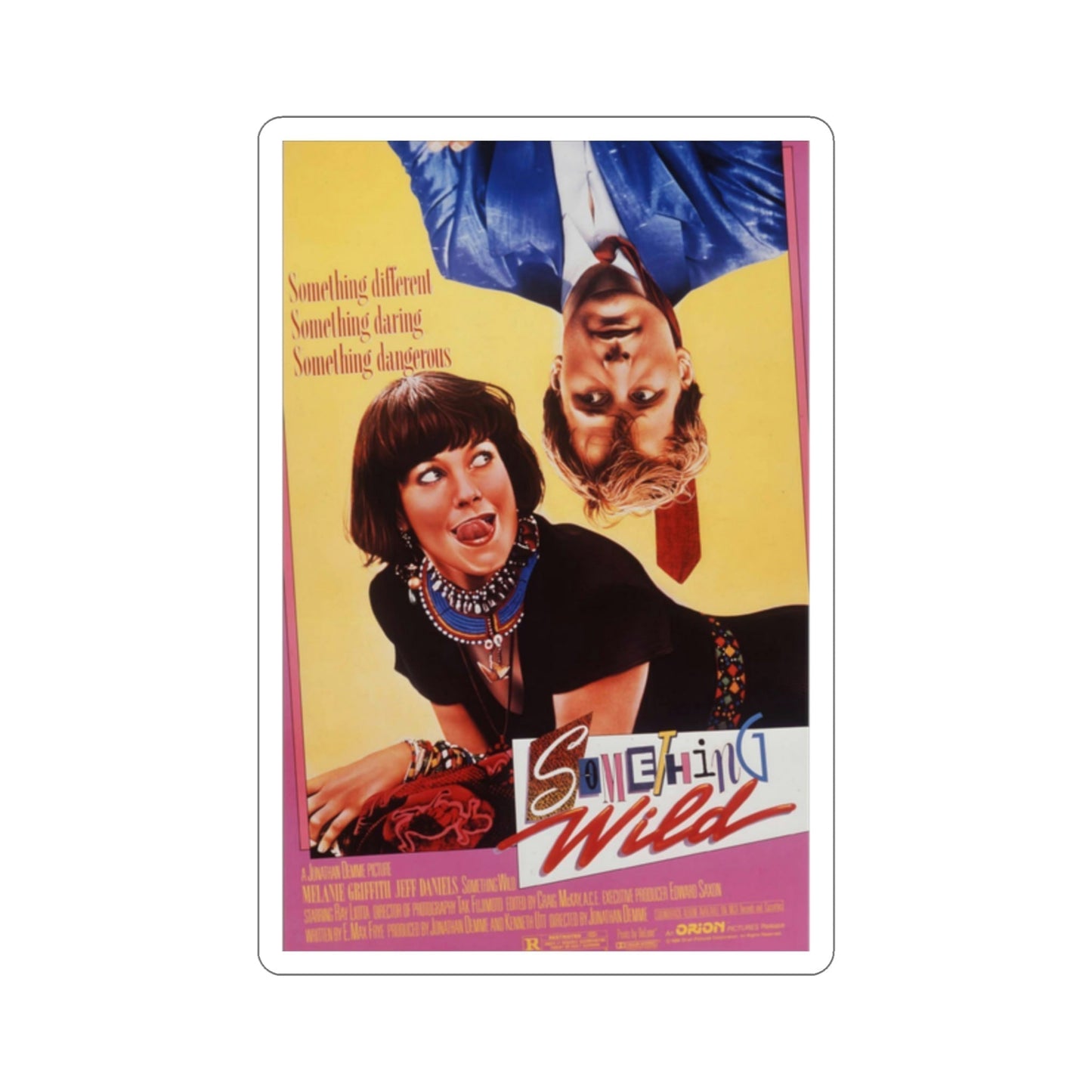 Something Wild 1986 Movie Poster STICKER Vinyl Die-Cut Decal-2 Inch-The Sticker Space