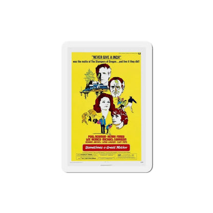 Sometimes a Great Notion 1971 Movie Poster Refrigerator Magnet 3 Inch - The Sticker Space