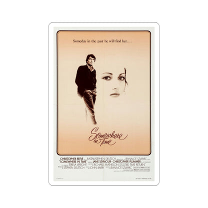 Somewhere in Time 1980 Movie Poster STICKER Vinyl Die-Cut Decal-2 Inch-The Sticker Space