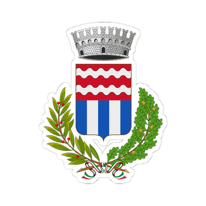 Sommatino-Stemma (Italy) (Coat of Arms) STICKER Vinyl Kiss-Cut Decal 6 Inch White - The Sticker Space