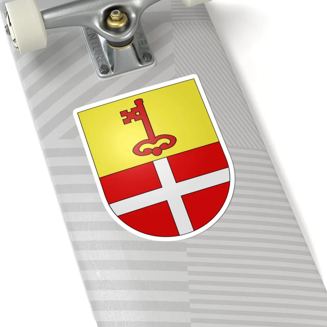 Sommentier-coat of arms (Switzerland) (Coat of Arms) STICKER Vinyl Kiss-Cut Decal - The Sticker Space