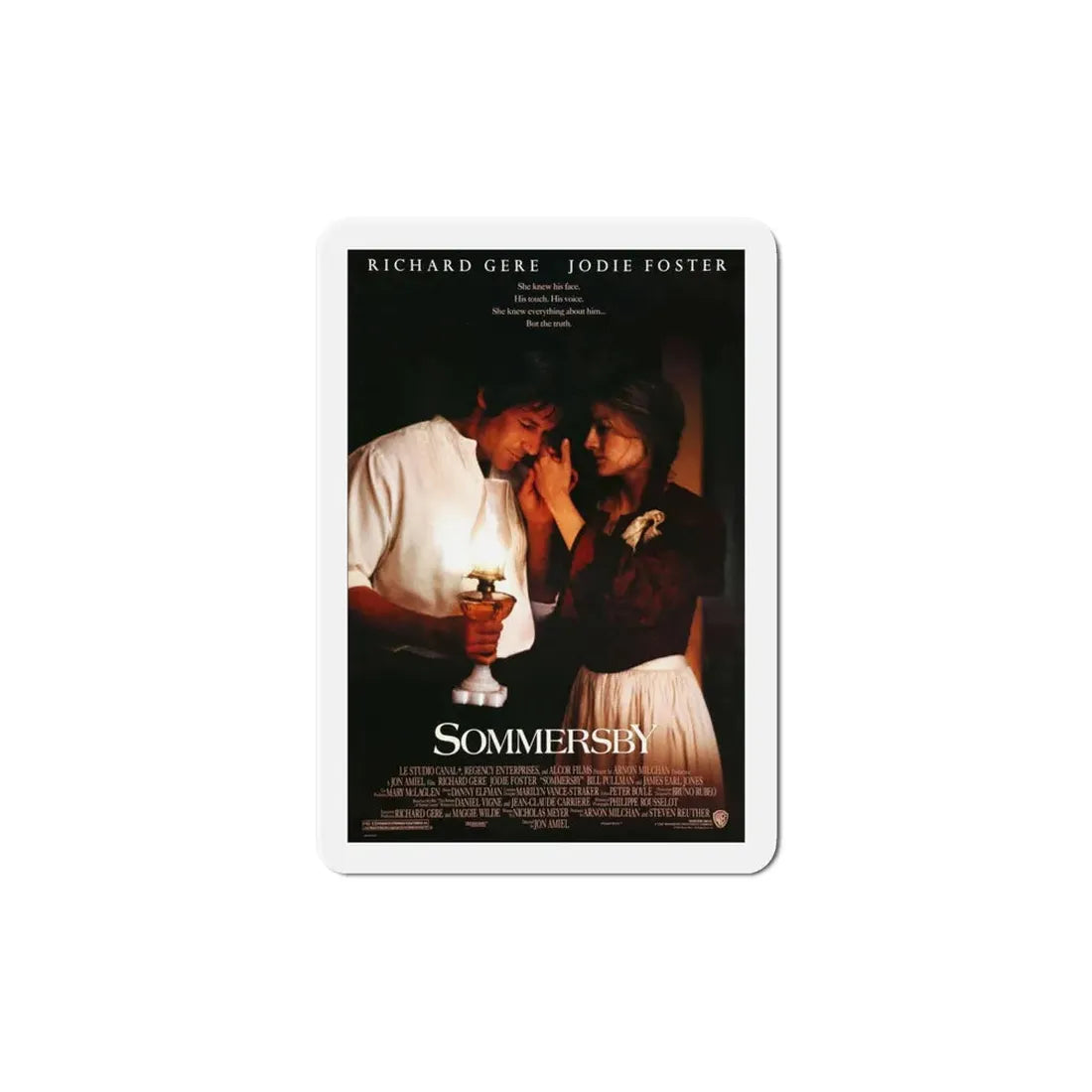 Sommersby 1993 Movie Poster Refrigerator Magnet 6 Inch - The Sticker Space