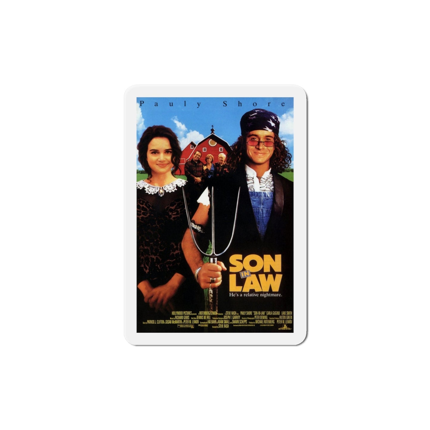 Son in Law 1993 Movie Poster Die-Cut Magnet-5" x 5"-The Sticker Space