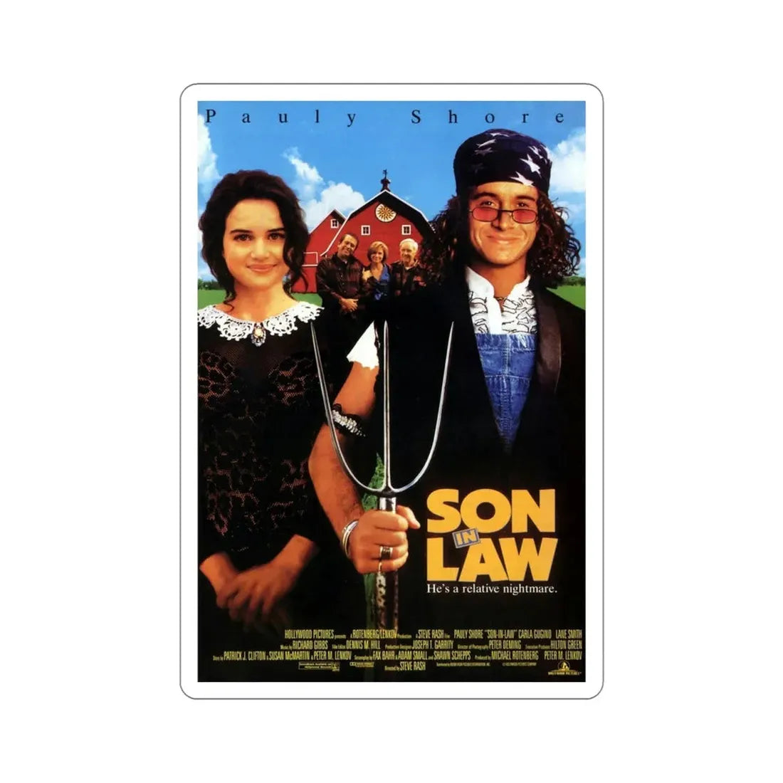 Son in Law 1993 Movie Poster STICKER Vinyl Die-Cut Decal 6 Inch - The Sticker Space