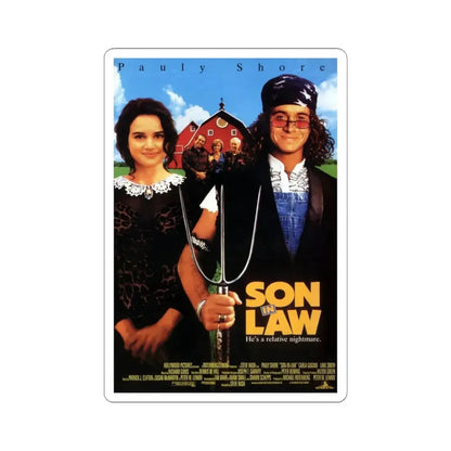 Son in Law 1993 Movie Poster - STICKER Vinyl Kiss-Cut Decal 4 Inch White - The Sticker Space