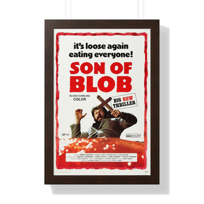 SON OF BLOB 1972 - Framed Movie Poster-16″ x 24″-The Sticker Space