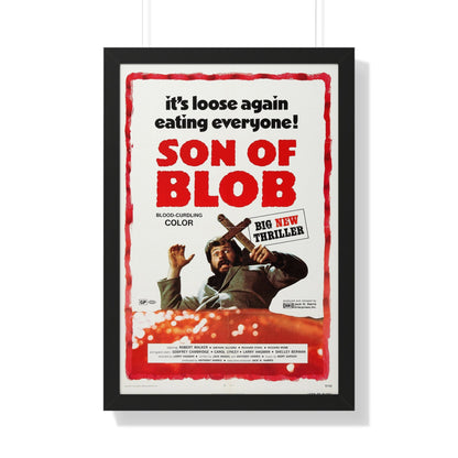 SON OF BLOB 1972 - Framed Movie Poster-20" x 30"-The Sticker Space