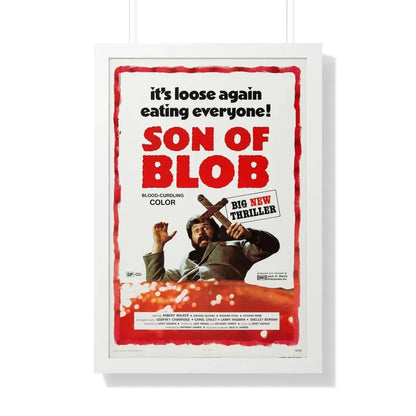 SON OF BLOB 1972 - Framed Movie Poster 20" x 30" White - The Sticker Space