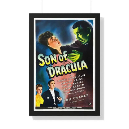 SON OF DRACULA 1943 - Framed Movie Poster 20" x 30" Black - The Sticker Space