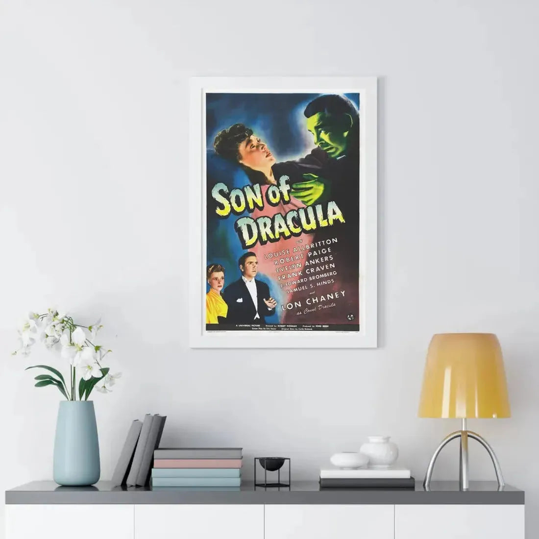 SON OF DRACULA 1943 - Framed Movie Poster - The Sticker Space