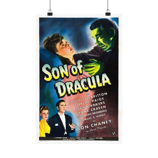 SON OF DRACULA 1943 - Paper Movie Poster-12″ x 18″-The Sticker Space