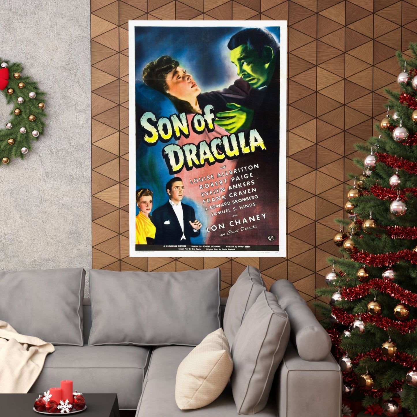 SON OF DRACULA 1943 - Paper Movie Poster-The Sticker Space