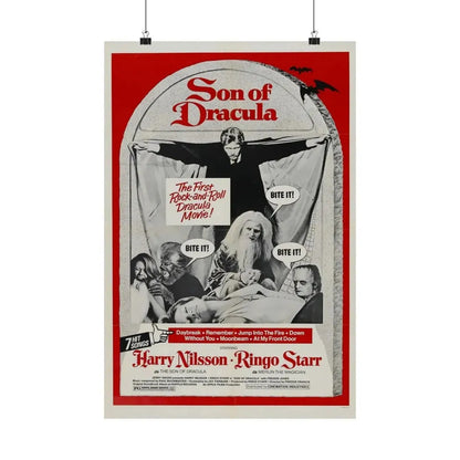 SON OF DRACULA 1974 - Paper Movie Poster 16″ x 24″ Matte - The Sticker Space