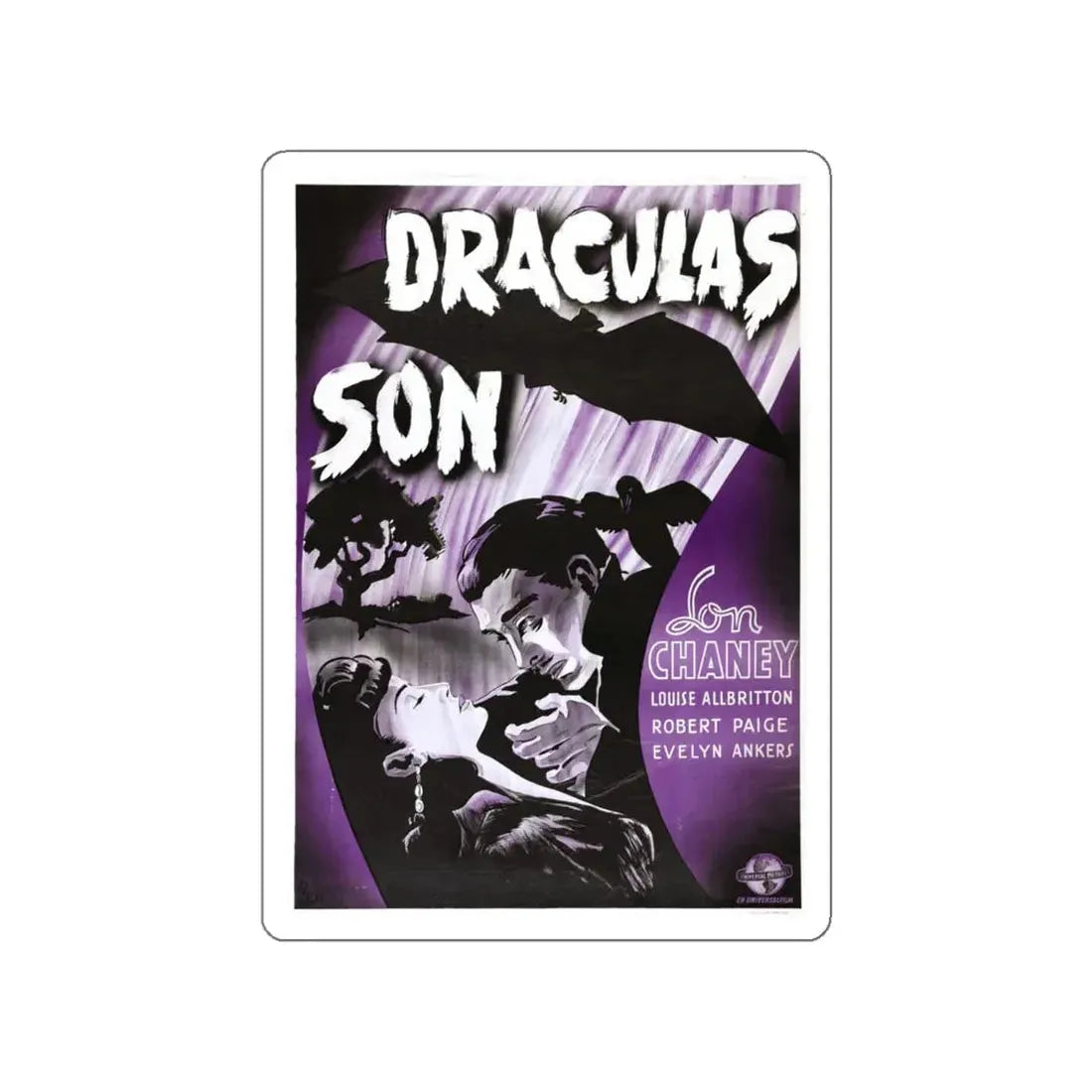 SON OF DRACULA (3) 1943 Movie Poster STICKER Vinyl Die-Cut Decal 4 Inch - The Sticker Space