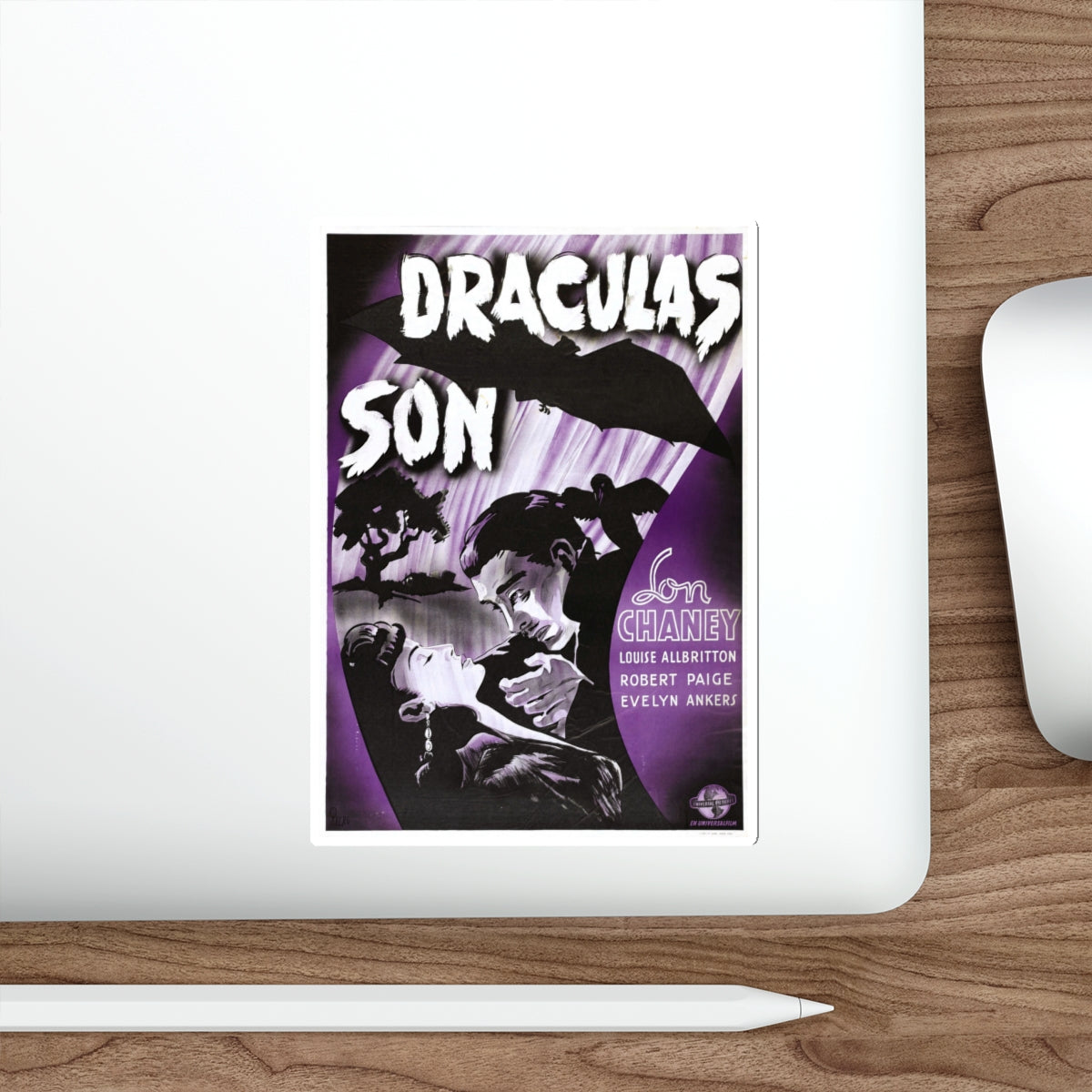 SON OF DRACULA (3) 1943 Movie Poster STICKER Vinyl Die-Cut Decal-The Sticker Space