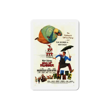 Son of Flubber 1963 Movie Poster Refrigerator Magnet 2 Inch - The Sticker Space