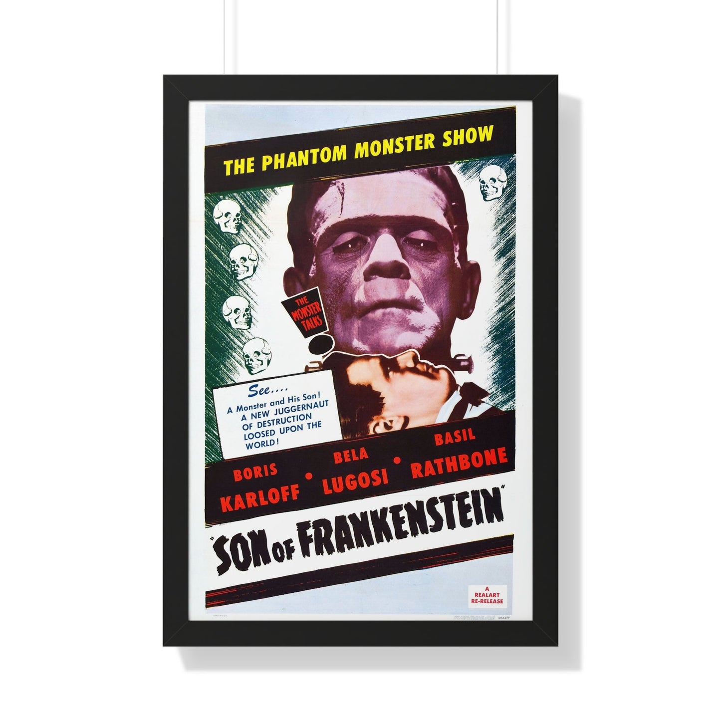 SON OF FRANKENSTEIN (2) 1939 - Framed Movie Poster-20" x 30"-The Sticker Space