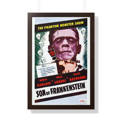 SON OF FRANKENSTEIN (2) 1939 - Framed Movie Poster-20" x 30"-The Sticker Space