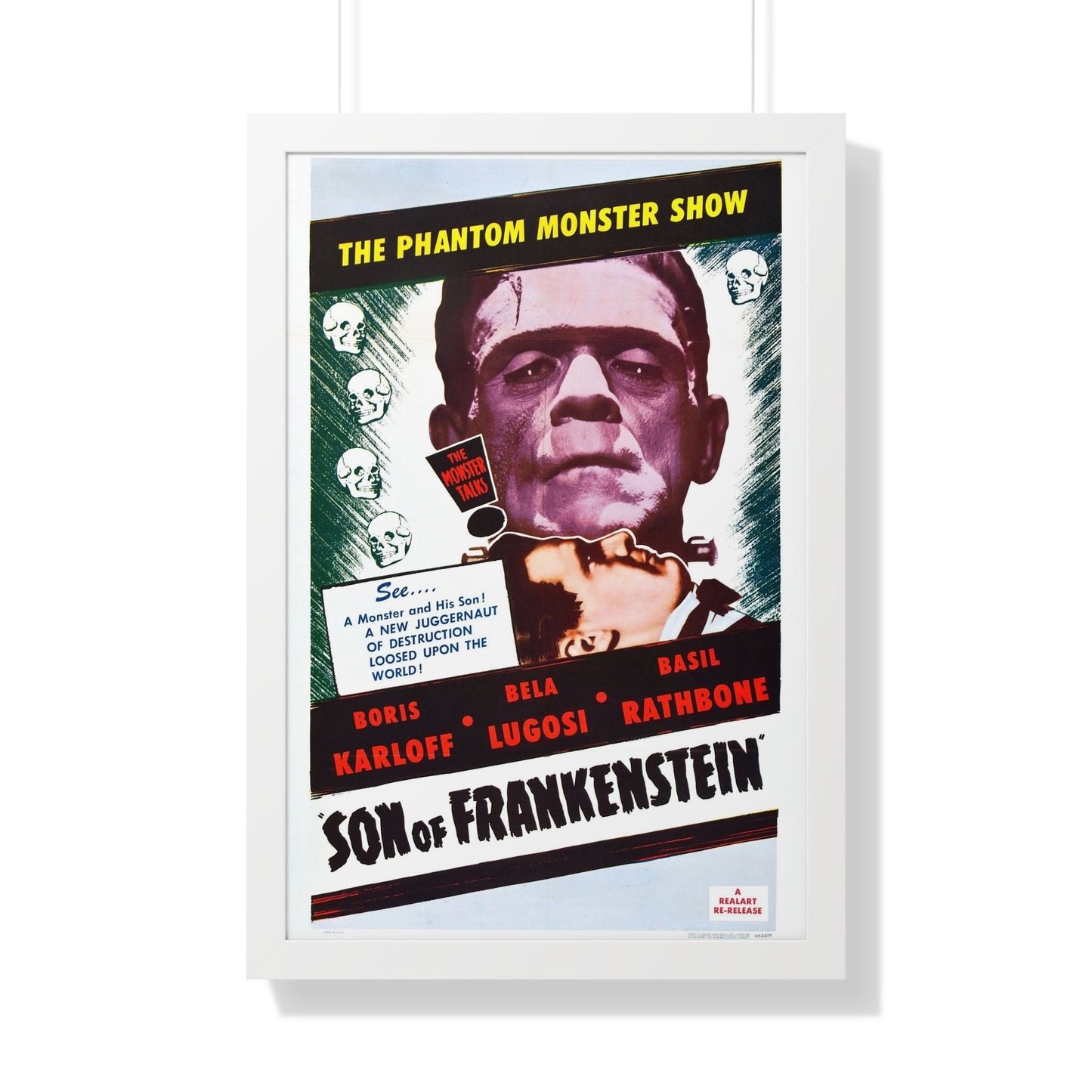 SON OF FRANKENSTEIN (2) 1939 - Framed Movie Poster-20" x 30"-The Sticker Space