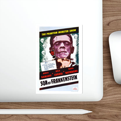 SON OF FRANKENSTEIN (2) 1939 Movie Poster STICKER Vinyl Die-Cut Decal-The Sticker Space