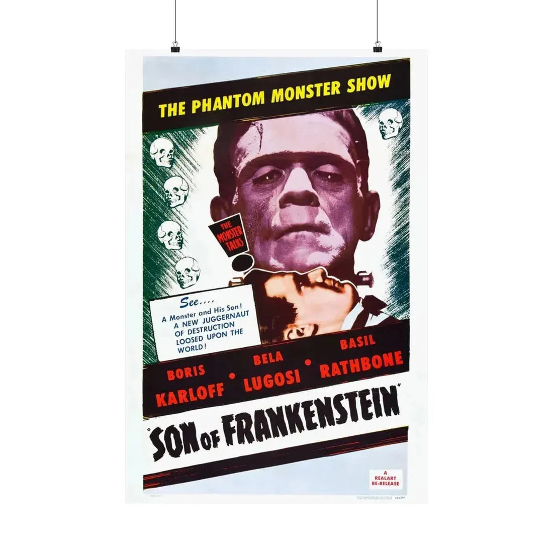 SON OF FRANKENSTEIN (2) 1939 - Paper Movie Poster 24″ x 36″ Matte - The Sticker Space