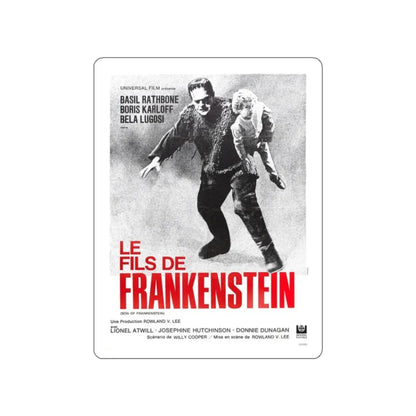 SON OF FRANKENSTEIN (FRENCH) 1939 Movie Poster STICKER Vinyl Die-Cut Decal 2 Inch - The Sticker Space
