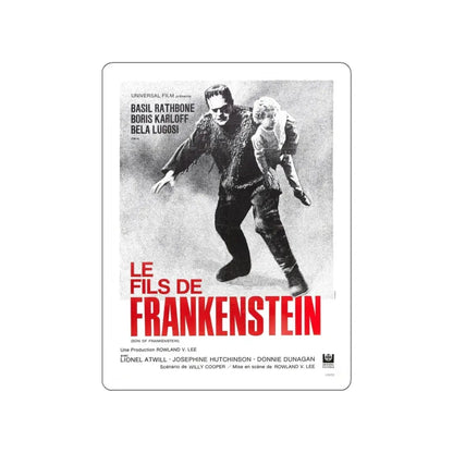 SON OF FRANKENSTEIN (FRENCH) 1939 Movie Poster STICKER Vinyl Die-Cut Decal 4 Inch - The Sticker Space