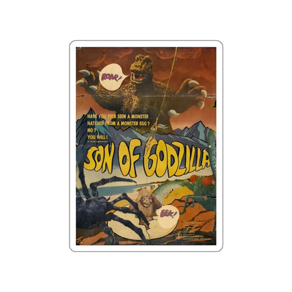 SON OF GODZILLA 1967 Movie Poster STICKER Vinyl Die-Cut Decal 3 Inch - The Sticker Space