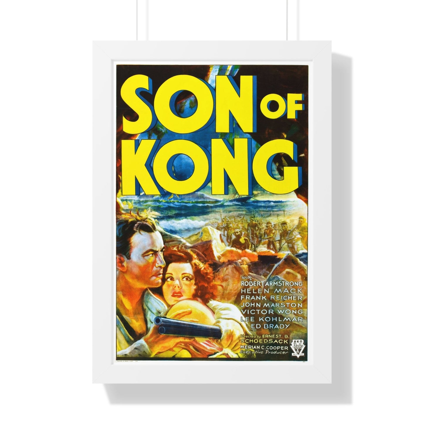 SON OF KONG 1933 - Framed Movie Poster-16″ x 24″-The Sticker Space