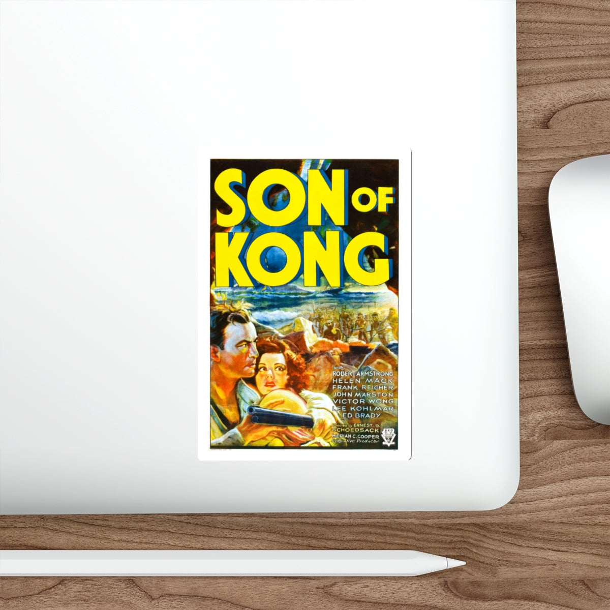 SON OF KONG 1933 Movie Poster STICKER Vinyl Die-Cut Decal-The Sticker Space