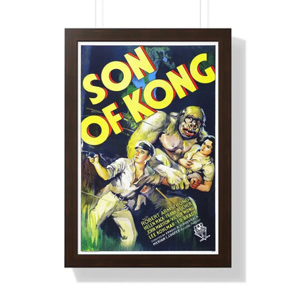 SON OF KONG (2) 1933 - Framed Movie Poster 16″ x 24″ Walnut - The Sticker Space