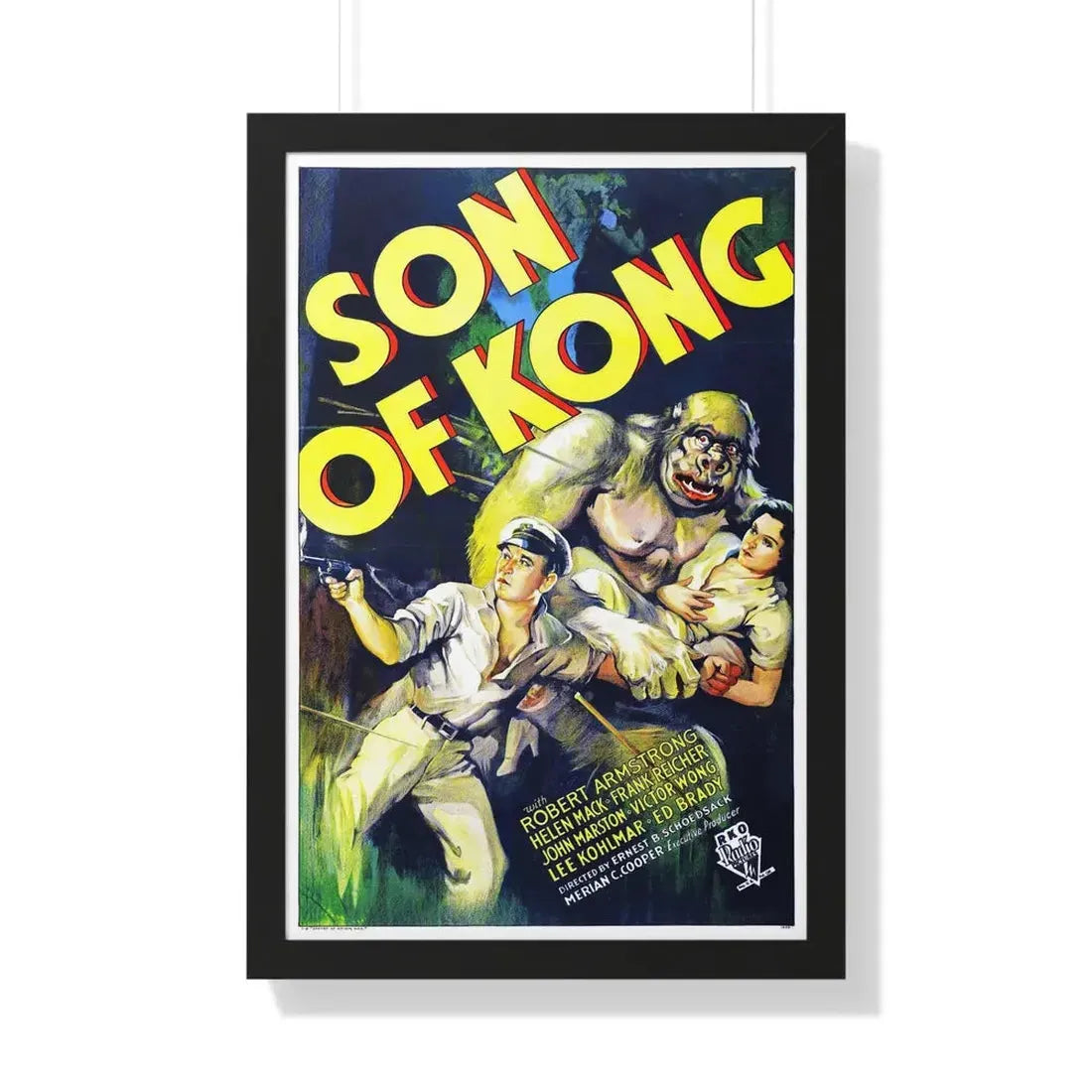 SON OF KONG (2) 1933 - Framed Movie Poster 20" x 30" Black - The Sticker Space