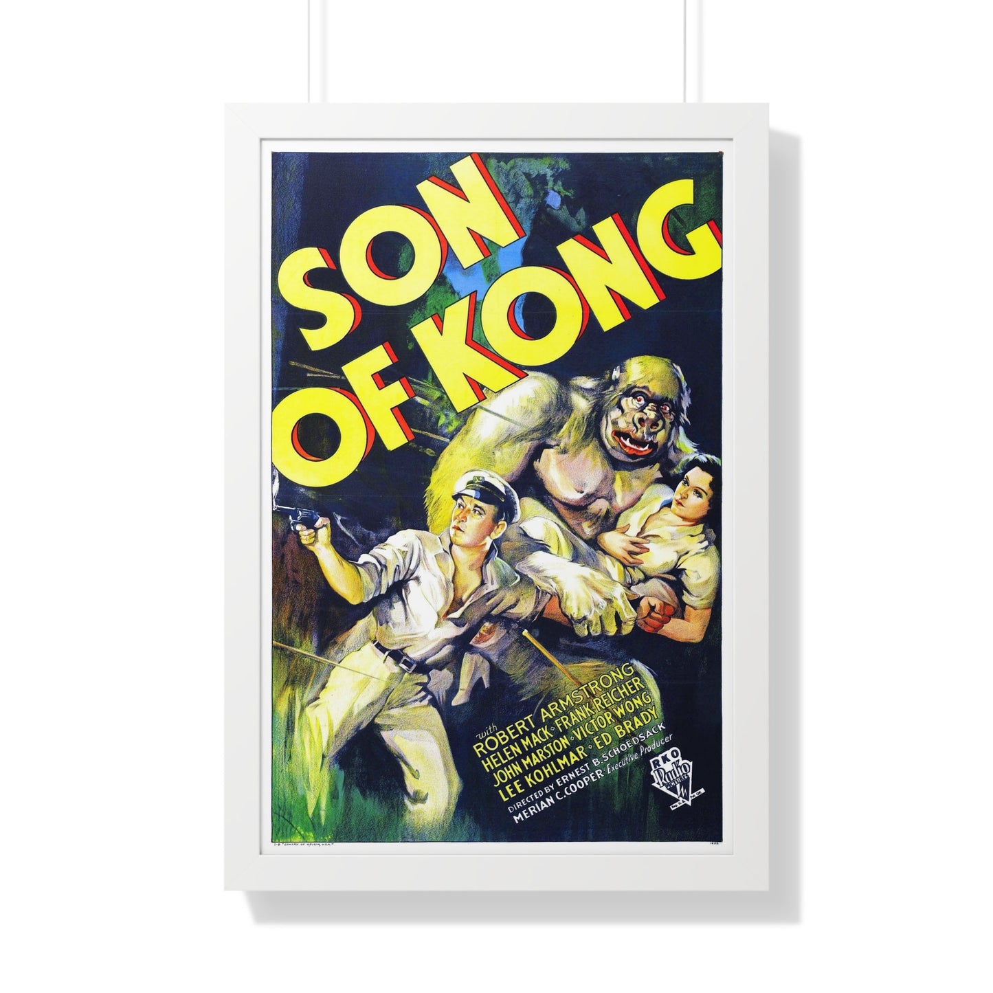 SON OF KONG (2) 1933 - Framed Movie Poster-20" x 30"-The Sticker Space