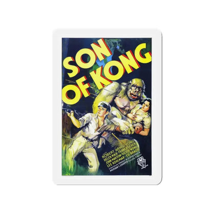 SON OF KONG (2) 1933 Movie Poster - Refrigerator Magnet 2 Inch Die-Cut - The Sticker Space
