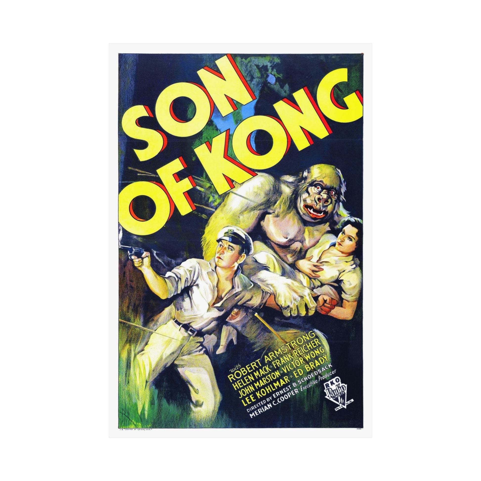 SON OF KONG (2) 1933 - Paper Movie Poster-The Sticker Space