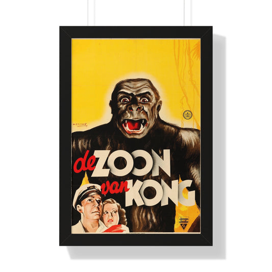 SON OF KONG (DUTCH) 1933 - Framed Movie Poster-16″ x 24″-The Sticker Space