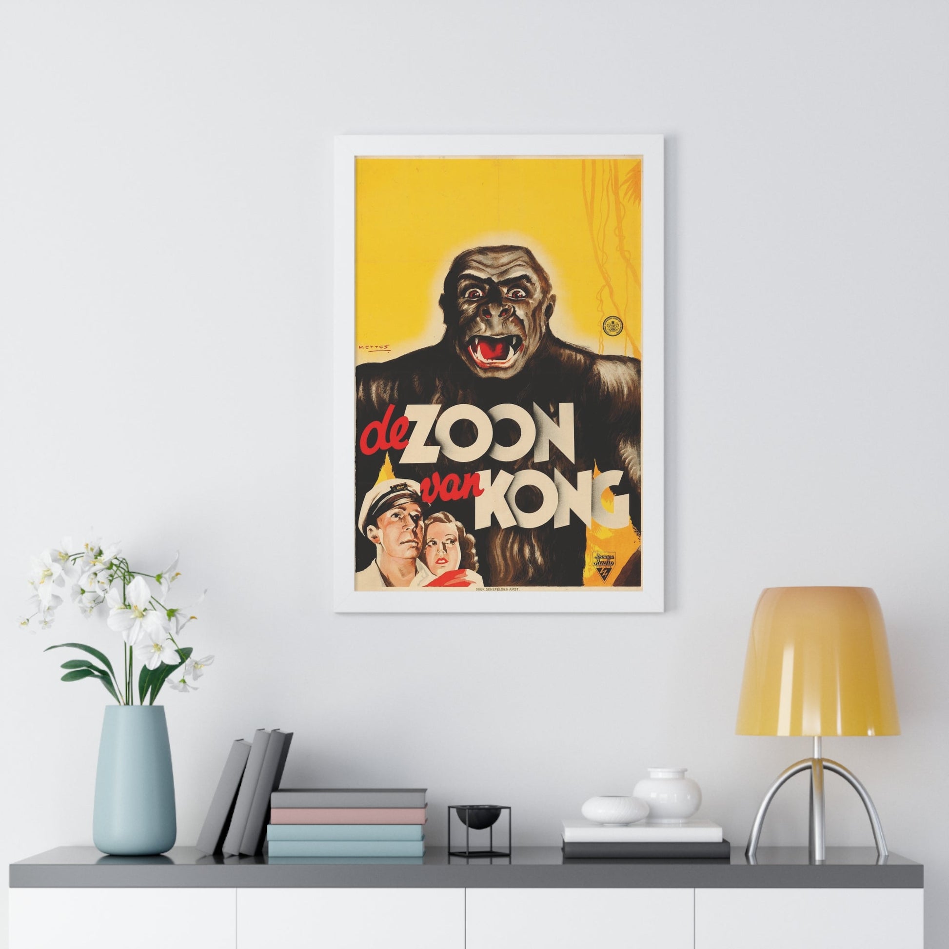 SON OF KONG (DUTCH) 1933 - Framed Movie Poster-The Sticker Space