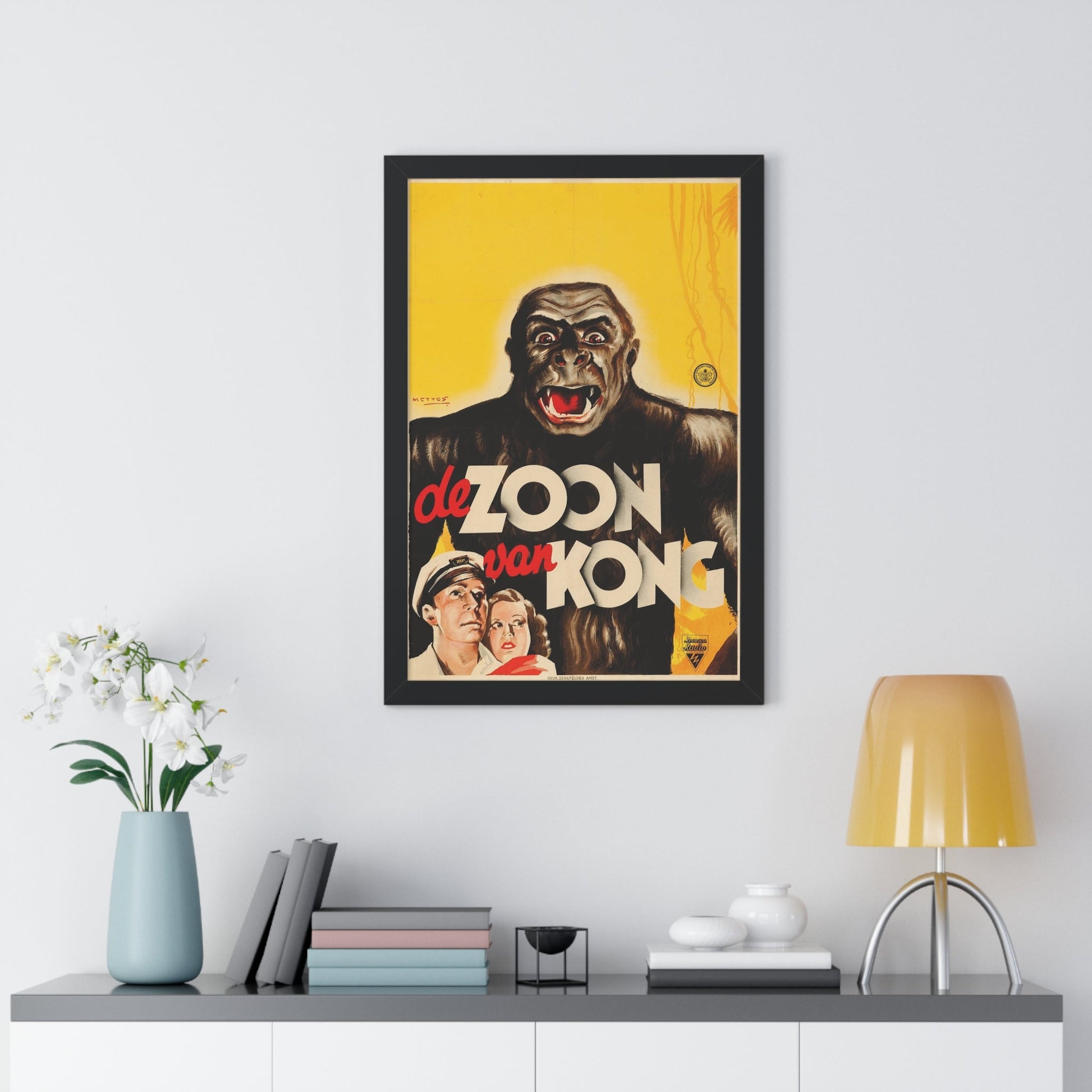 SON OF KONG (DUTCH) 1933 - Framed Movie Poster-The Sticker Space