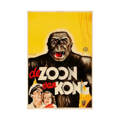 SON OF KONG (DUTCH) 1933 - Paper Movie Poster - The Sticker Space