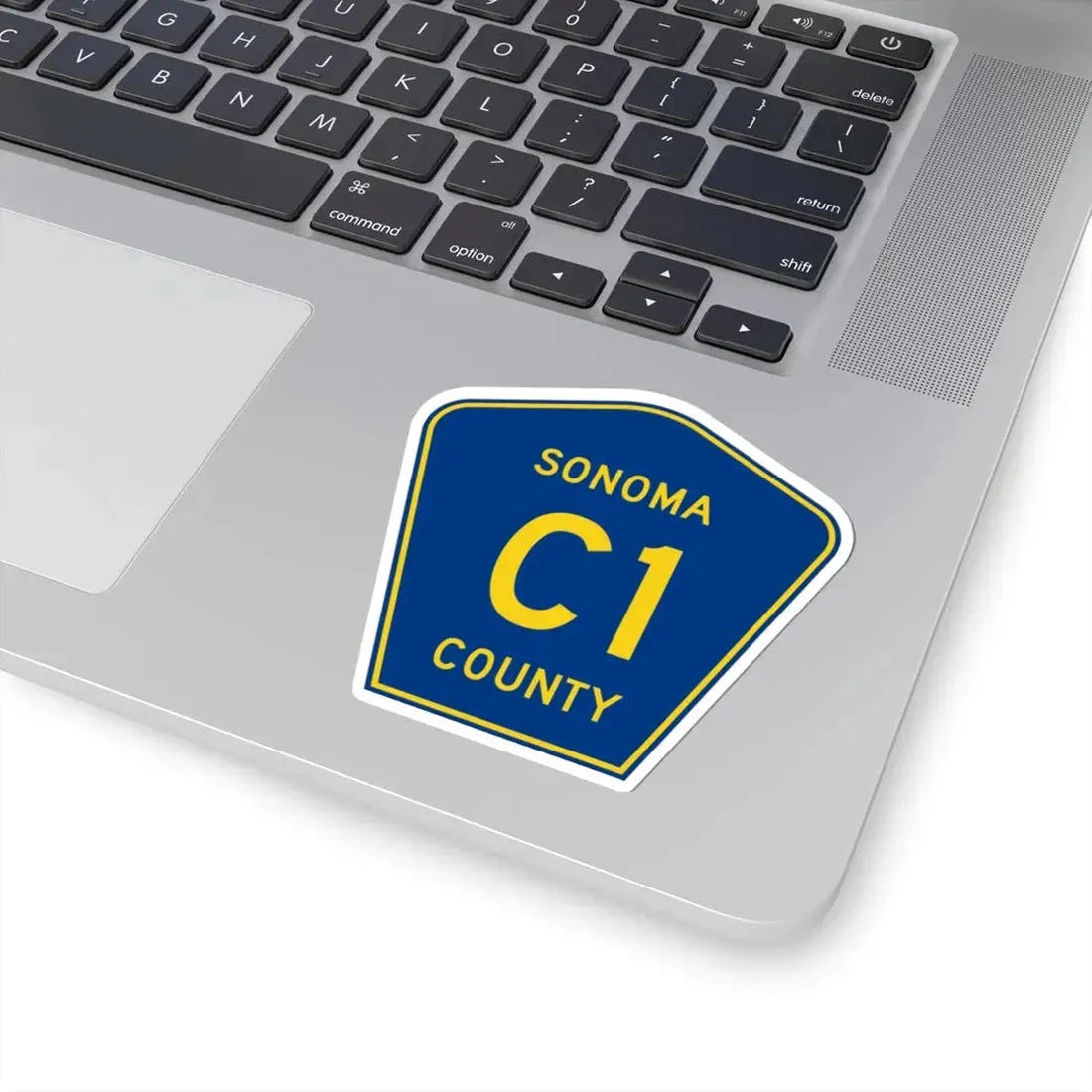 Sonoma County C1 (California) (Road Sign) STICKER Vinyl Kiss-Cut Decal - The Sticker Space