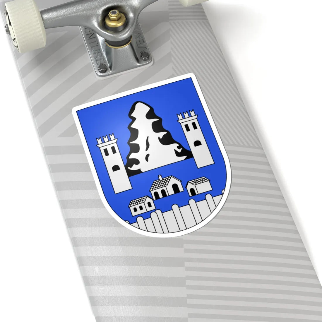 Sonvico-coat of arms (Switzerland) (Coat of Arms) STICKER Vinyl Kiss-Cut Decal - The Sticker Space