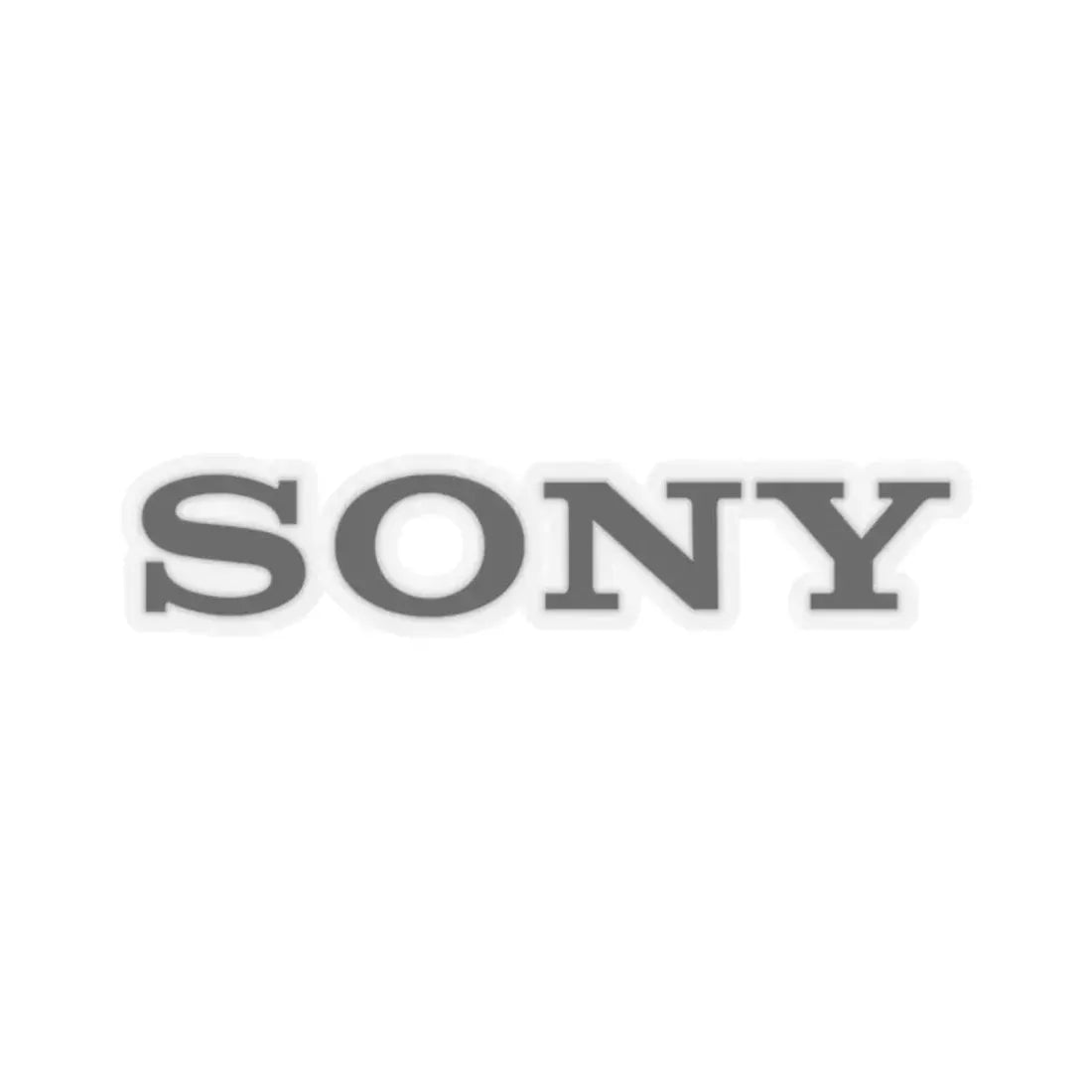 Sony Corporation (Logo) STICKER Vinyl Kiss-Cut Decal 2 Inch Transparent - The Sticker Space