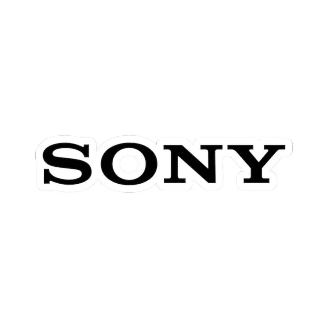 Sony Corporation (Logo) STICKER Vinyl Kiss-Cut Decal 2 Inch White - The Sticker Space