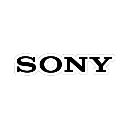 Sony Corporation (Logo) STICKER Vinyl Kiss-Cut Decal 6 Inch White - The Sticker Space