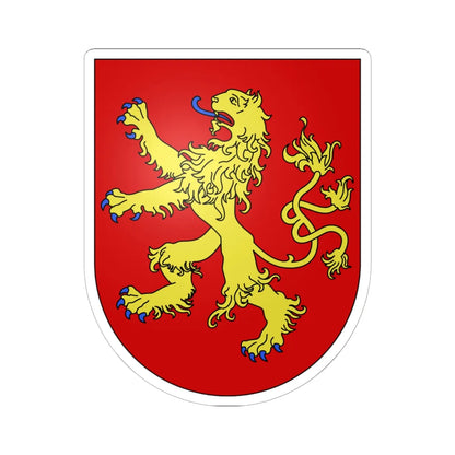 Soral-coat of arms (Switzerland) (Coat of Arms) STICKER Vinyl Kiss-Cut Decal 6 Inch White - The Sticker Space