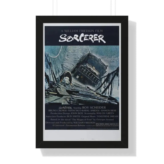 SORCERER 1977 - Framed Movie Poster 16″ x 24″ Black - The Sticker Space