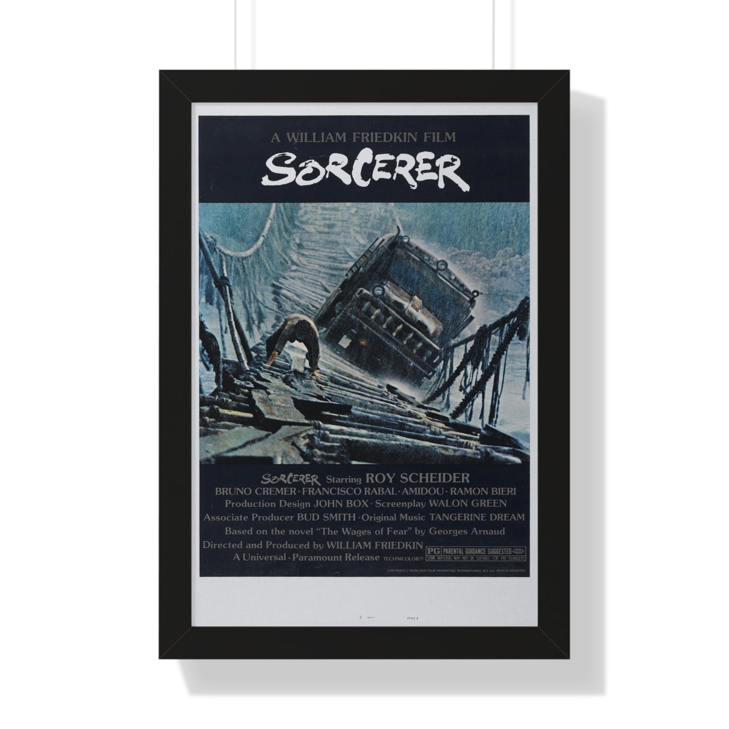 SORCERER 1977 - Framed Movie Poster-16″ x 24″-The Sticker Space