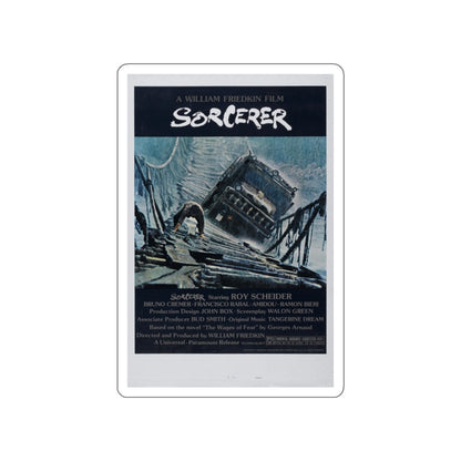 SORCERER 1977 Movie Poster STICKER Vinyl Die-Cut Decal-White-The Sticker Space
