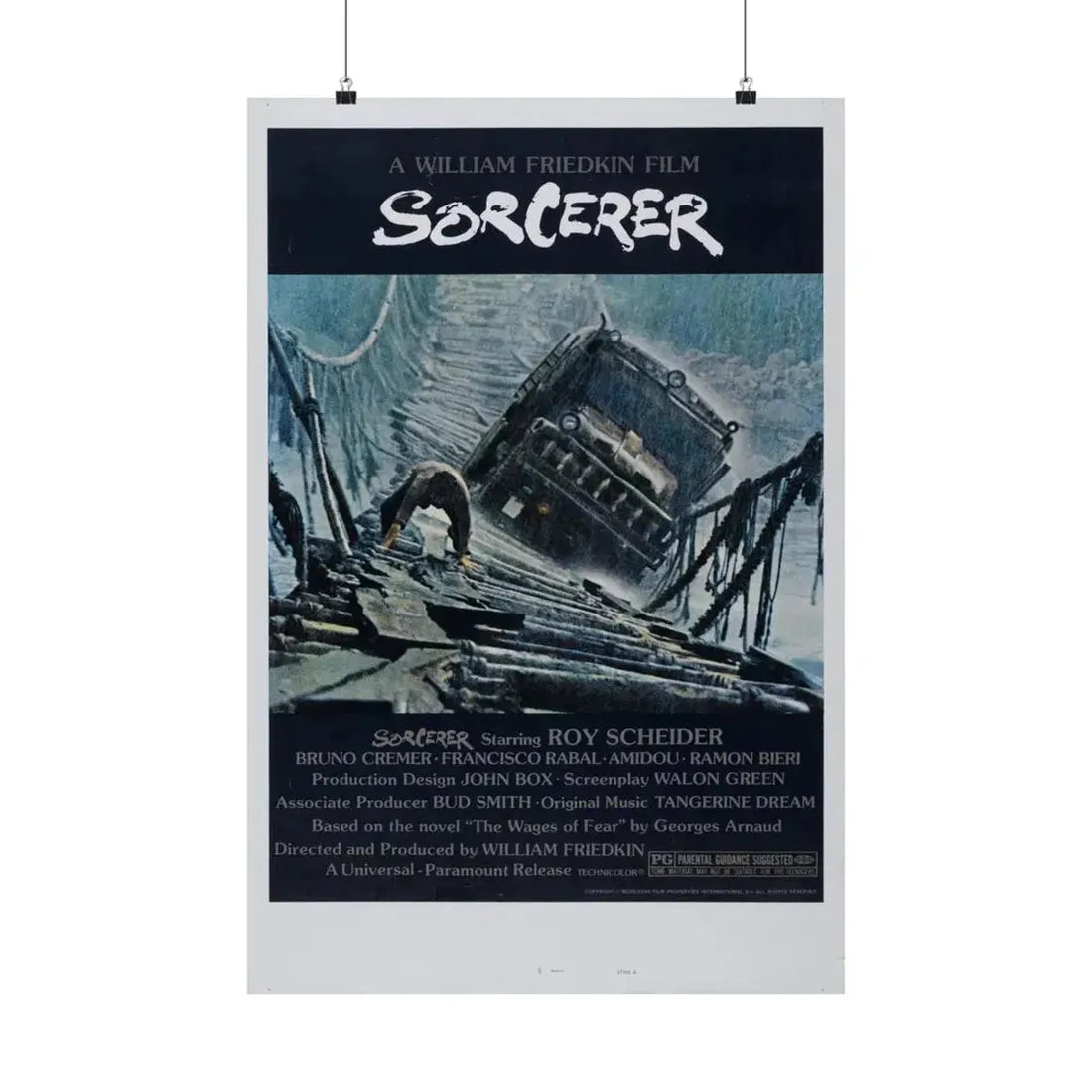 SORCERER 1977 - Paper Movie Poster 20″ x 30″ Matte - The Sticker Space