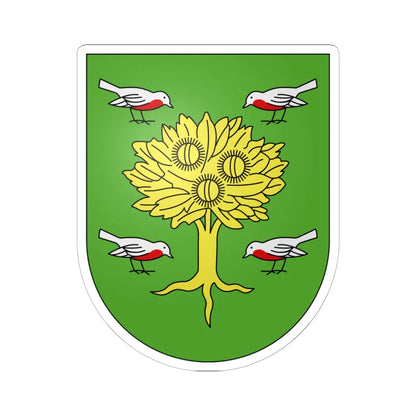 Sorengo-coat of arms (Switzerland) (Coat of Arms) STICKER Vinyl Kiss-Cut Decal 6 Inch White - The Sticker Space